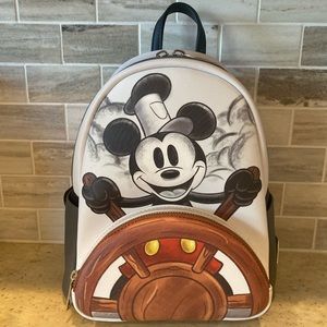 Disney Loungefly Steamboat Willie Mini Backpack